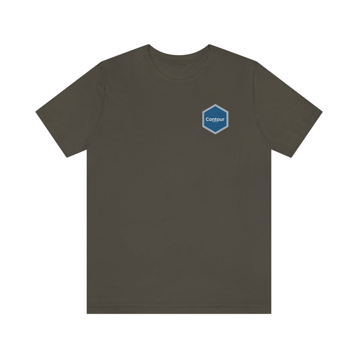 T-Shirt Army / M The Elevation Patch Tee - Blue & White Logo