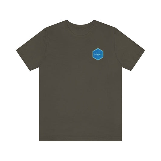 T-Shirt Army / S The Elevation Patch Tee - Blue & Light Blue Logo