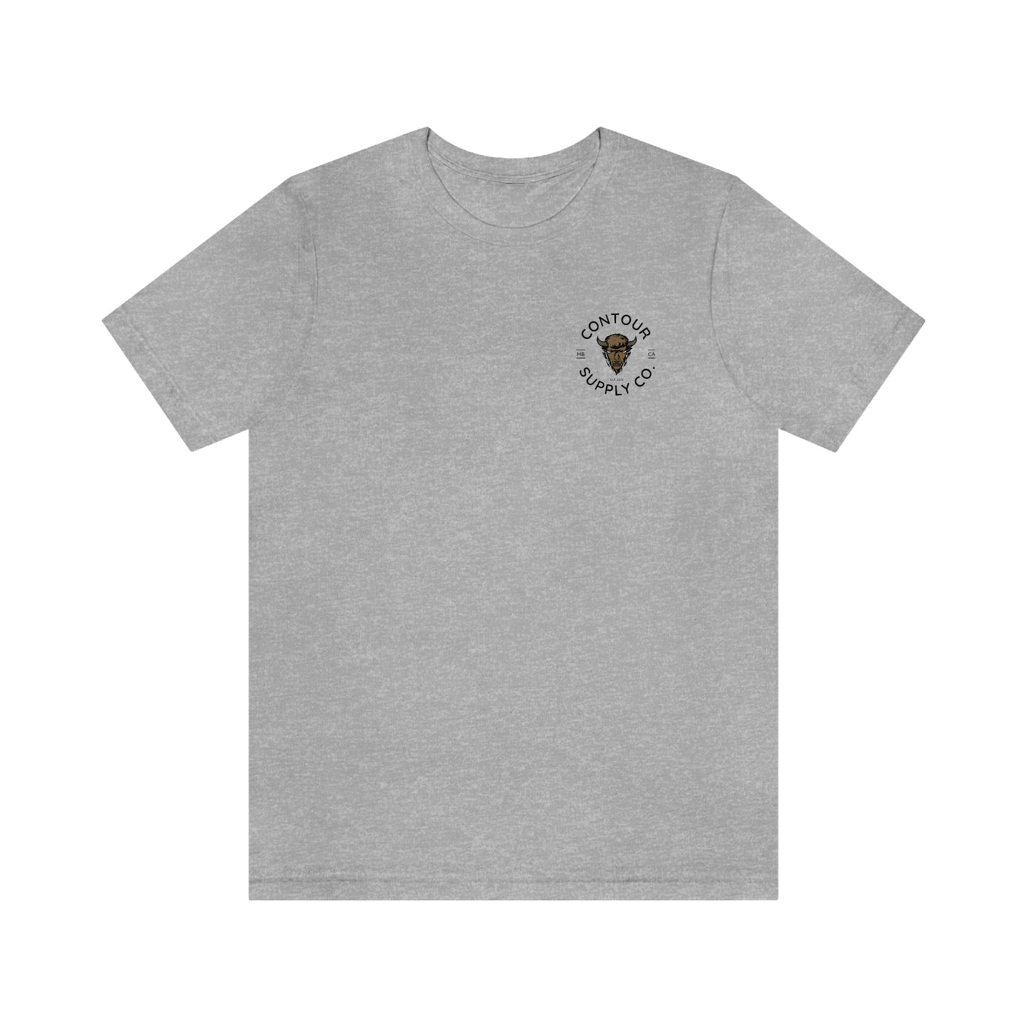 T-Shirt Athletic Heather / S Prairie Giants - Premium Jersey Tee - Left Chest