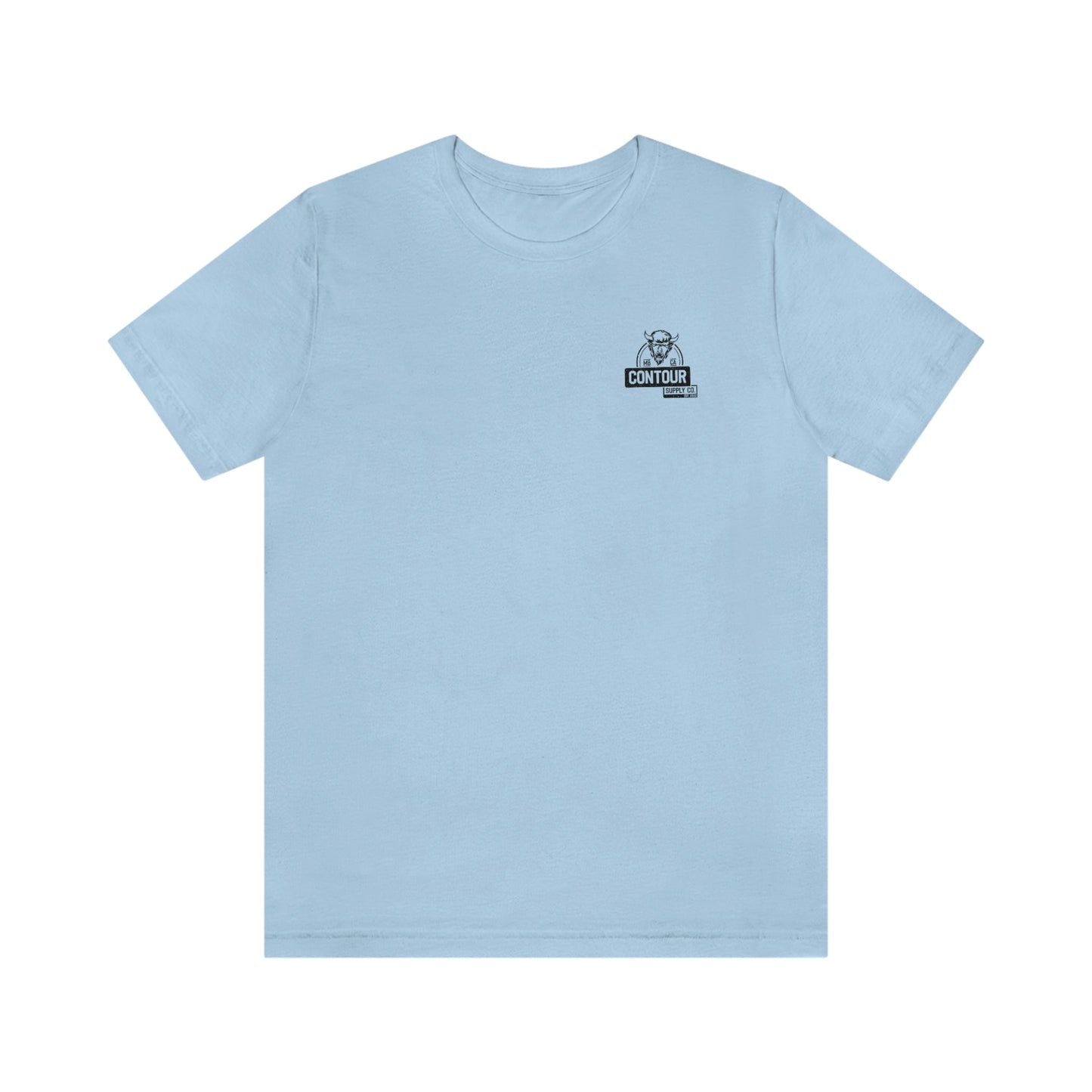 T-Shirt Baby Blue / S No Bull - Premium Jersey Tee - Left Chest