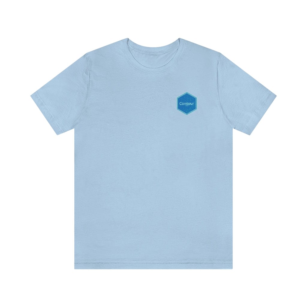 T-Shirt Baby Blue / S The Elevation Patch Tee - Blue & Light Blue Logo