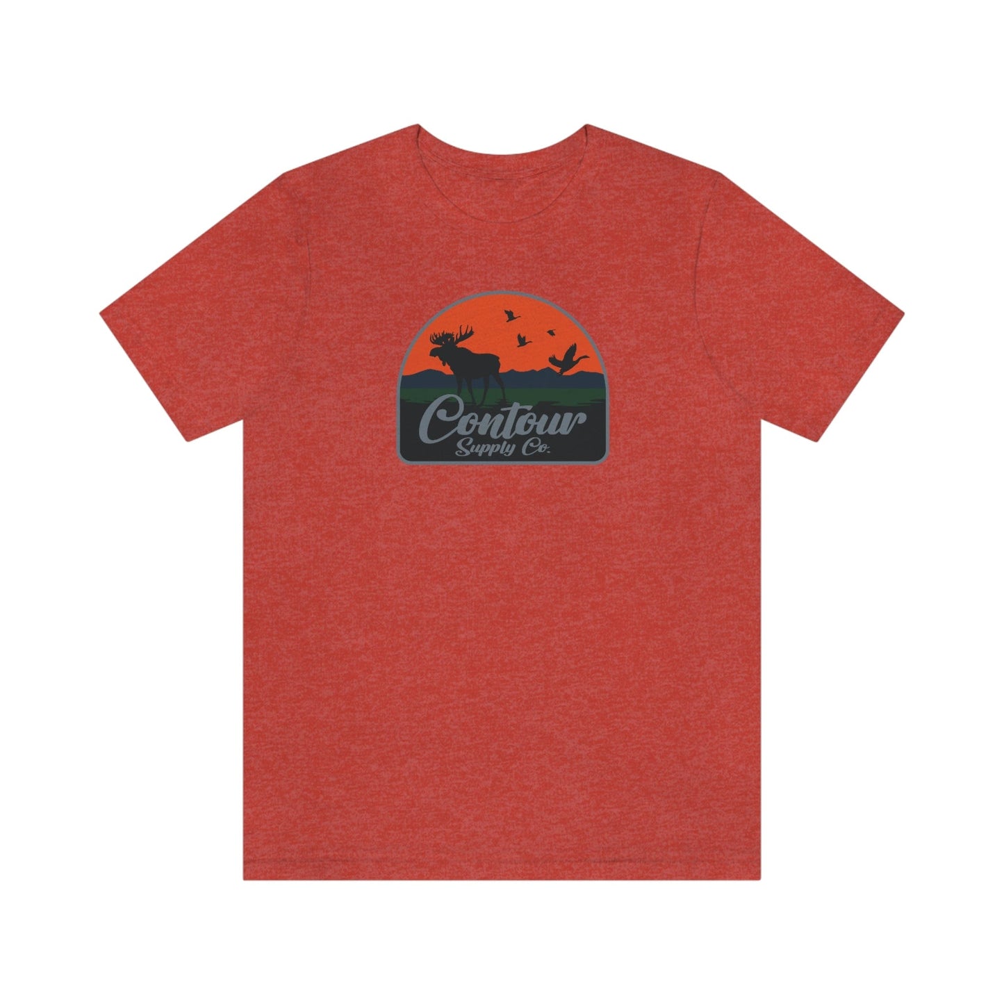 T-Shirt Back Country - Premium Jersey Tee - Crest