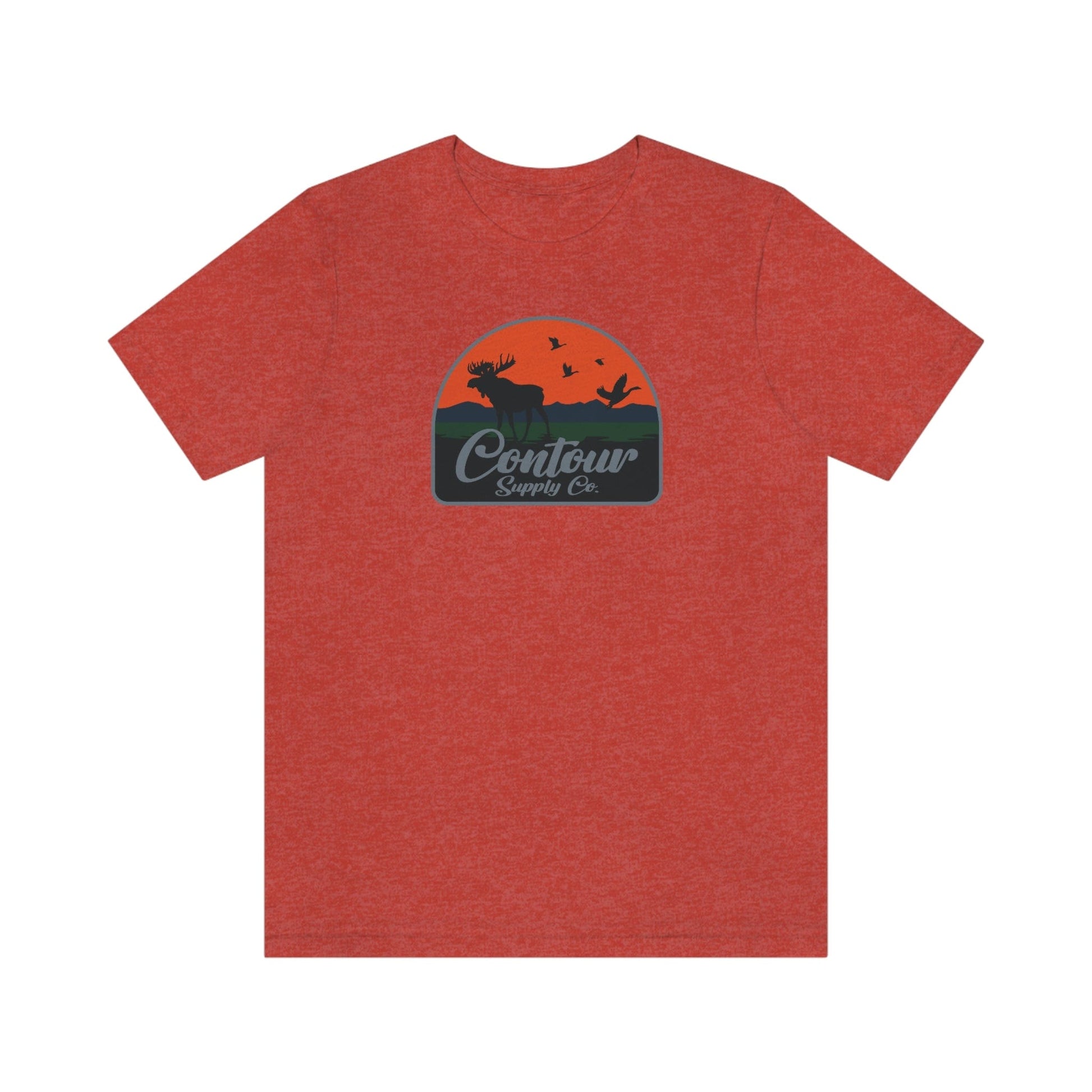 T-Shirt Back Country - Premium Jersey Tee - Crest