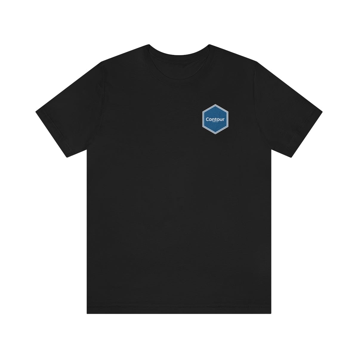 T-Shirt Black / M The Elevation Patch Tee - Blue & White Logo