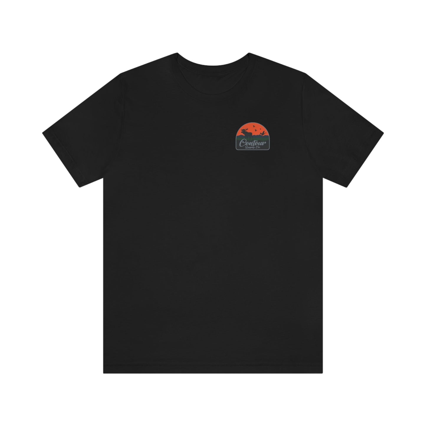 T-Shirt Black / S Back Country - Premium Jersey Tee - Left Chest