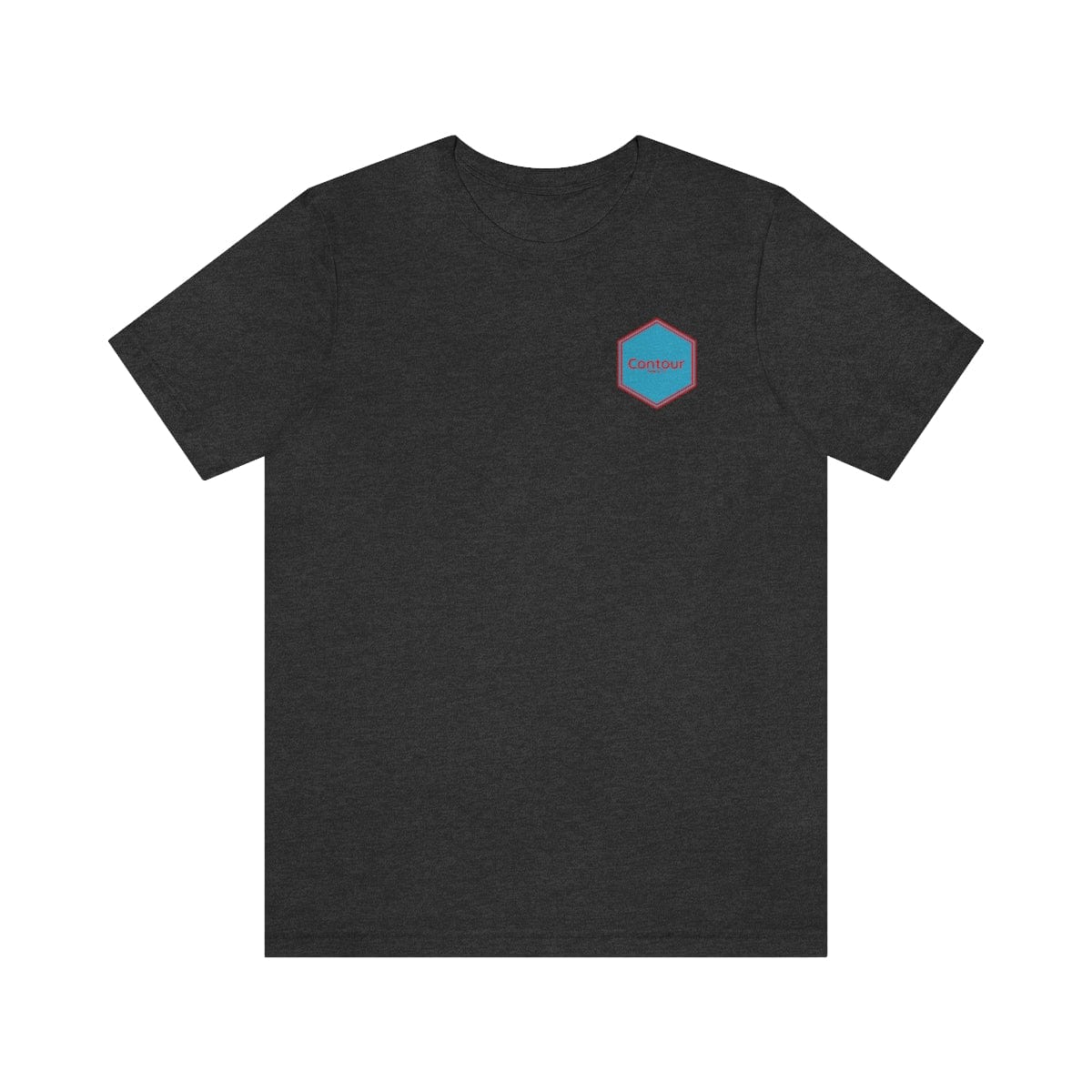 T-Shirt Dark Grey Heather / S The Elevation Patch Tee - Blue & Red Logo