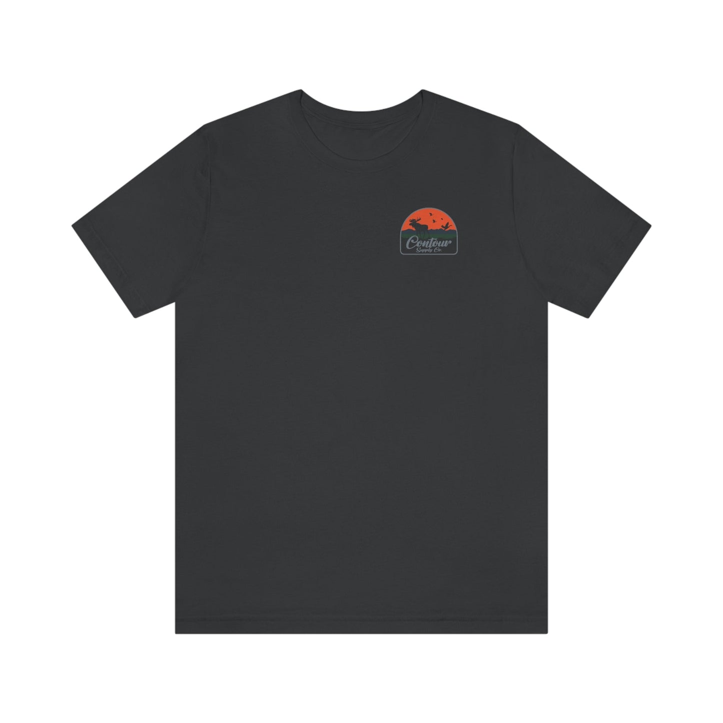 T-Shirt Dark Grey / S Back Country - Premium Jersey Tee - Left Chest