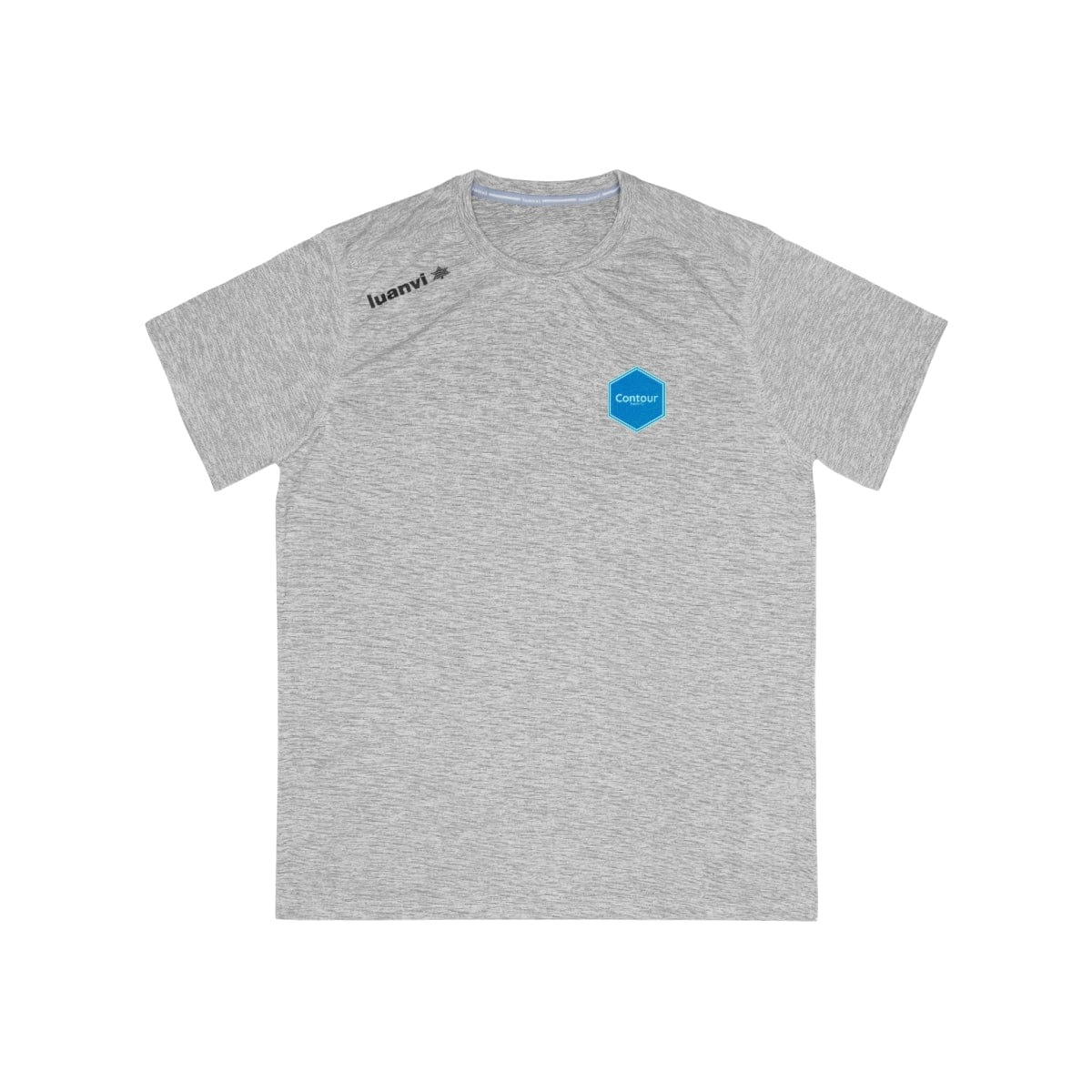 T-Shirt Grey / XS The Elevation - Men's Moisture Wicking Sports T-shirt - Blue