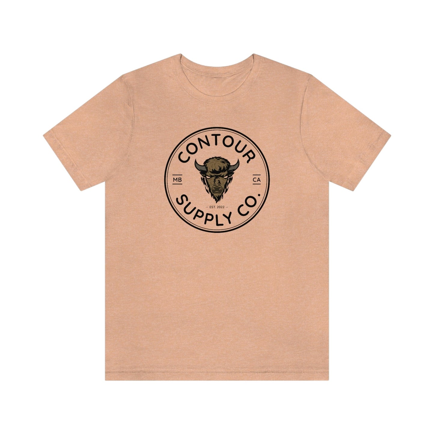 T-Shirt Heather Peach / S Prairie Giants - Premium Jersey Tee - Crest