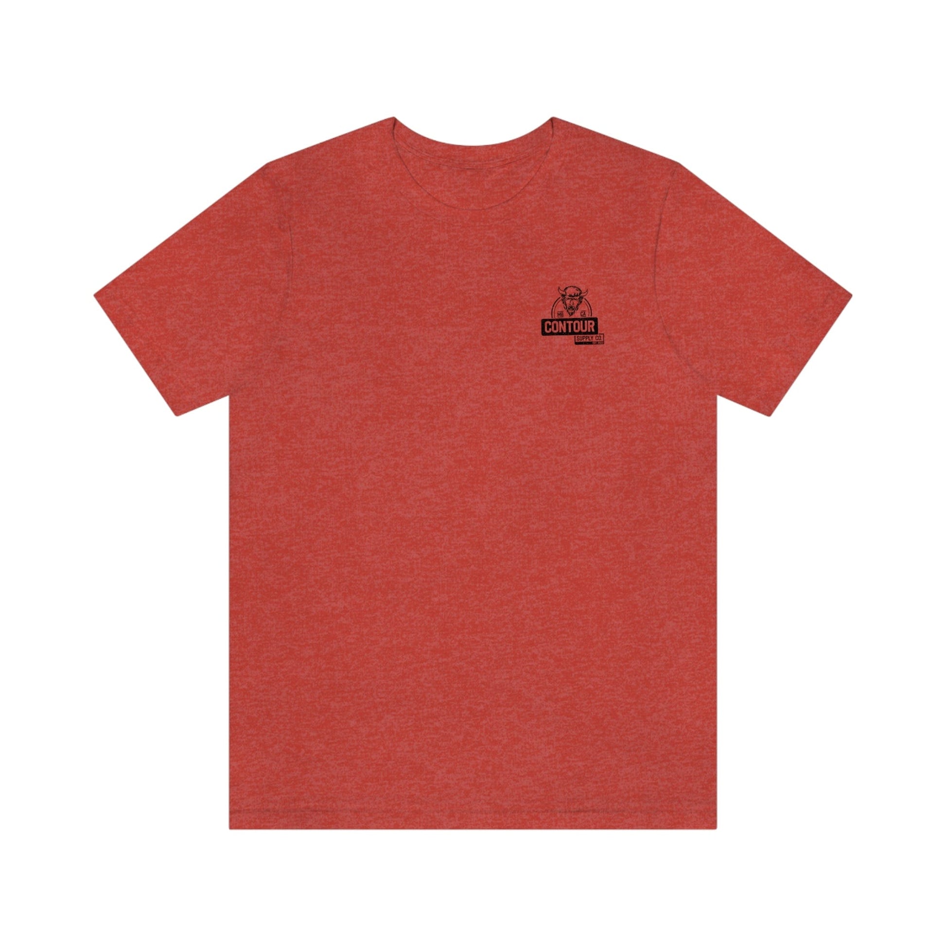 T-Shirt Heather Red / S No Bull - Premium Jersey Tee - Left Chest