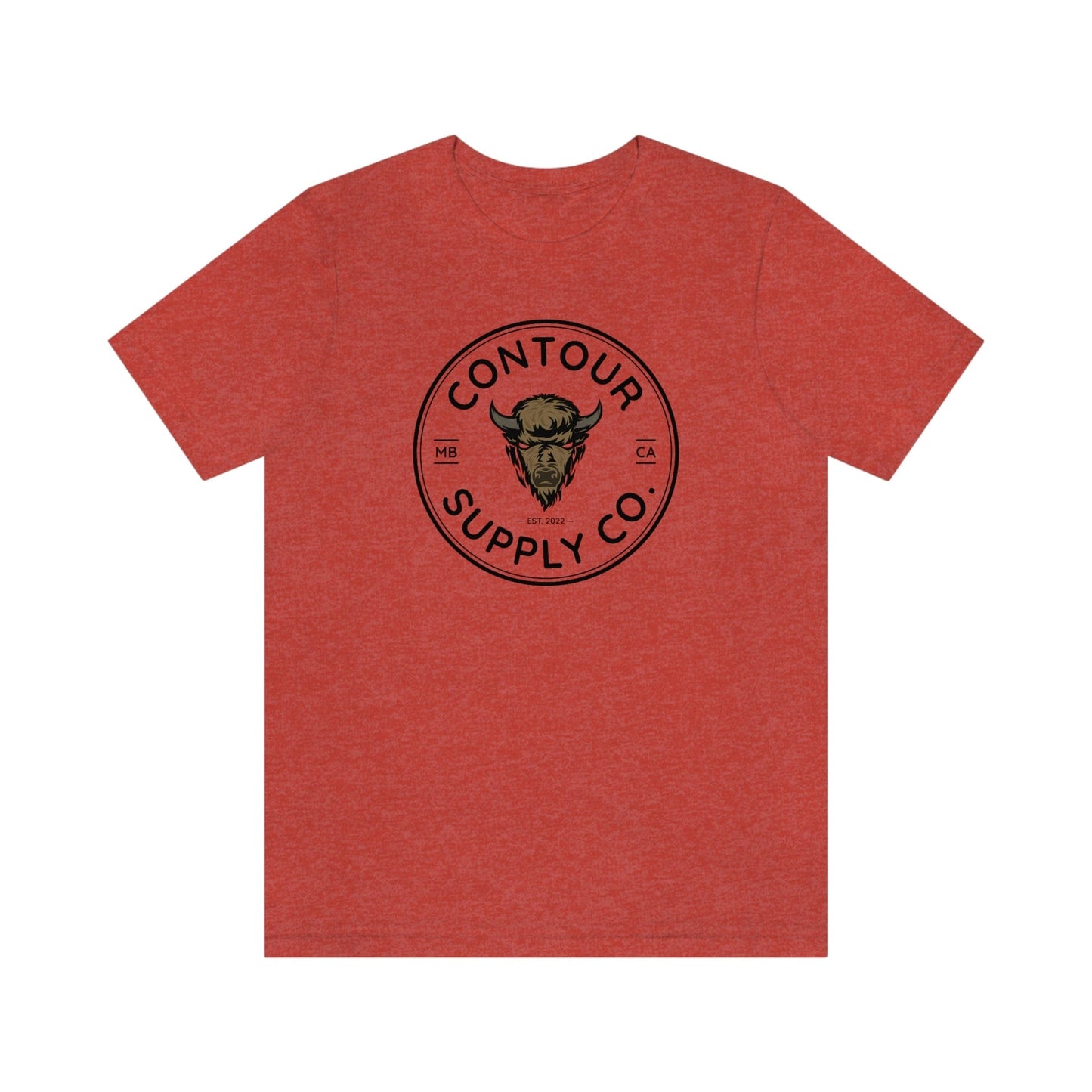 T-Shirt Heather Red / S Prairie Giants - Premium Jersey Tee - Crest