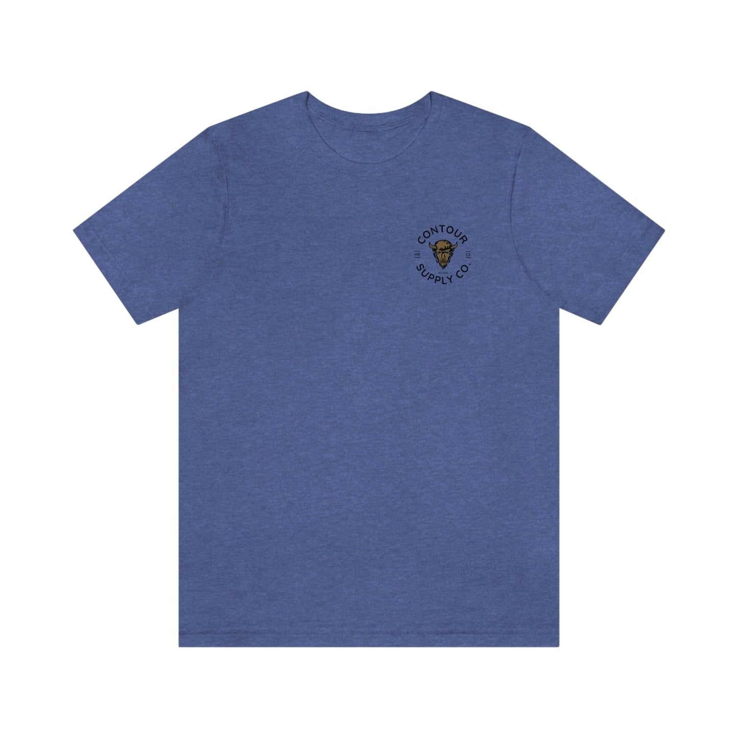 T-Shirt Heather True Royal / S Prairie Giants - Premium Jersey Tee - Left Chest