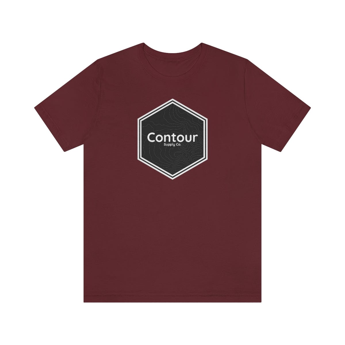 T-Shirt Maroon / S The Elevation Crest Tee - Black & White Logo