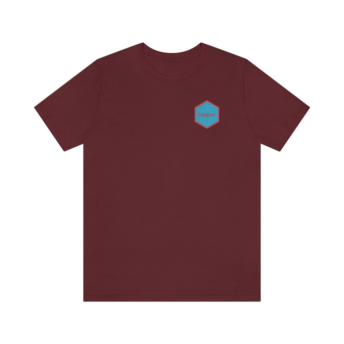 T-Shirt Maroon / S The Elevation Patch Tee - Blue & Red Logo