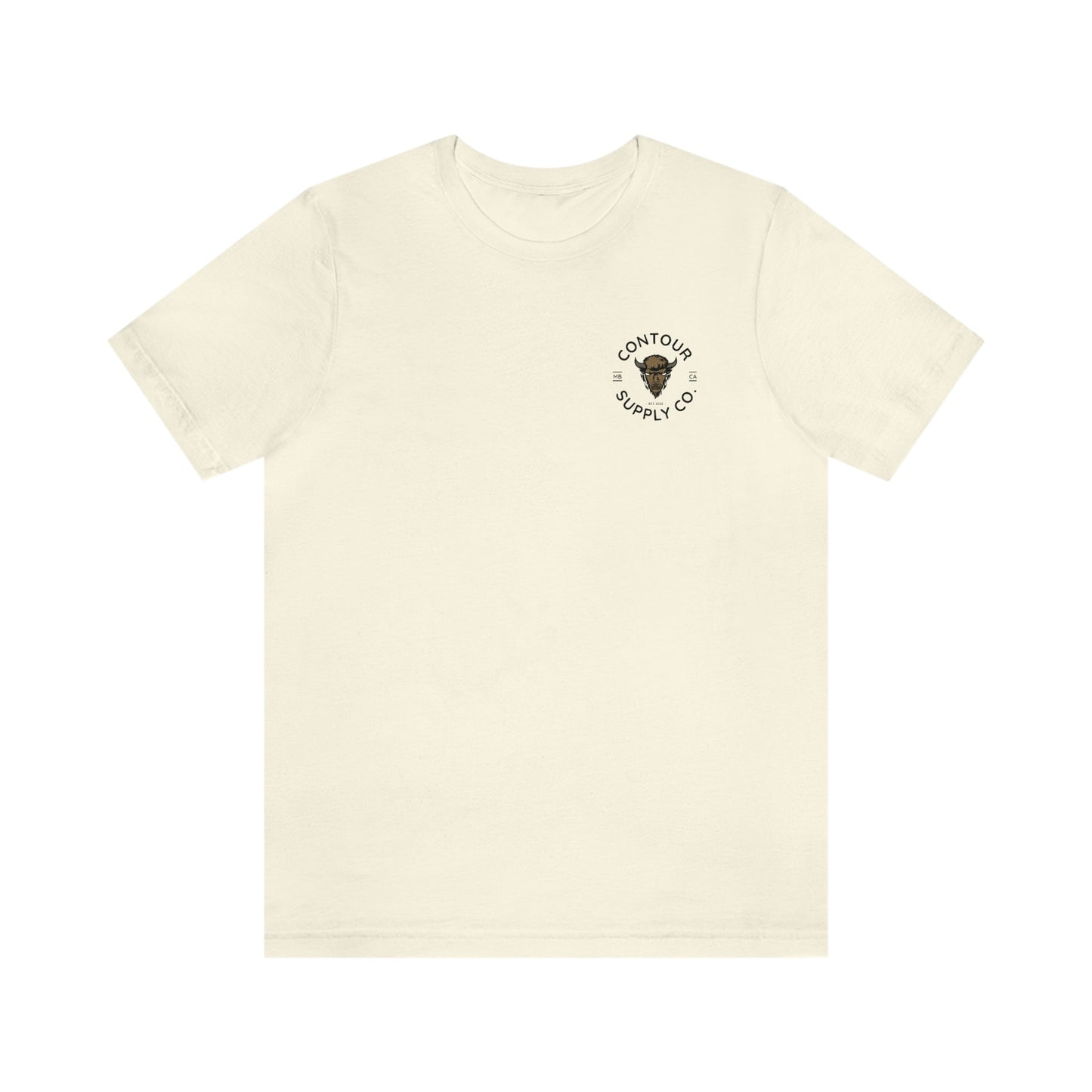 T-Shirt Natural / S Prairie Giants - Premium Jersey Tee - Left Chest