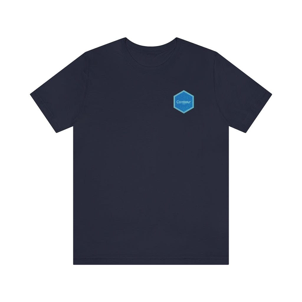 T-Shirt Navy / S The Elevation Patch Tee - Blue & Light Blue Logo