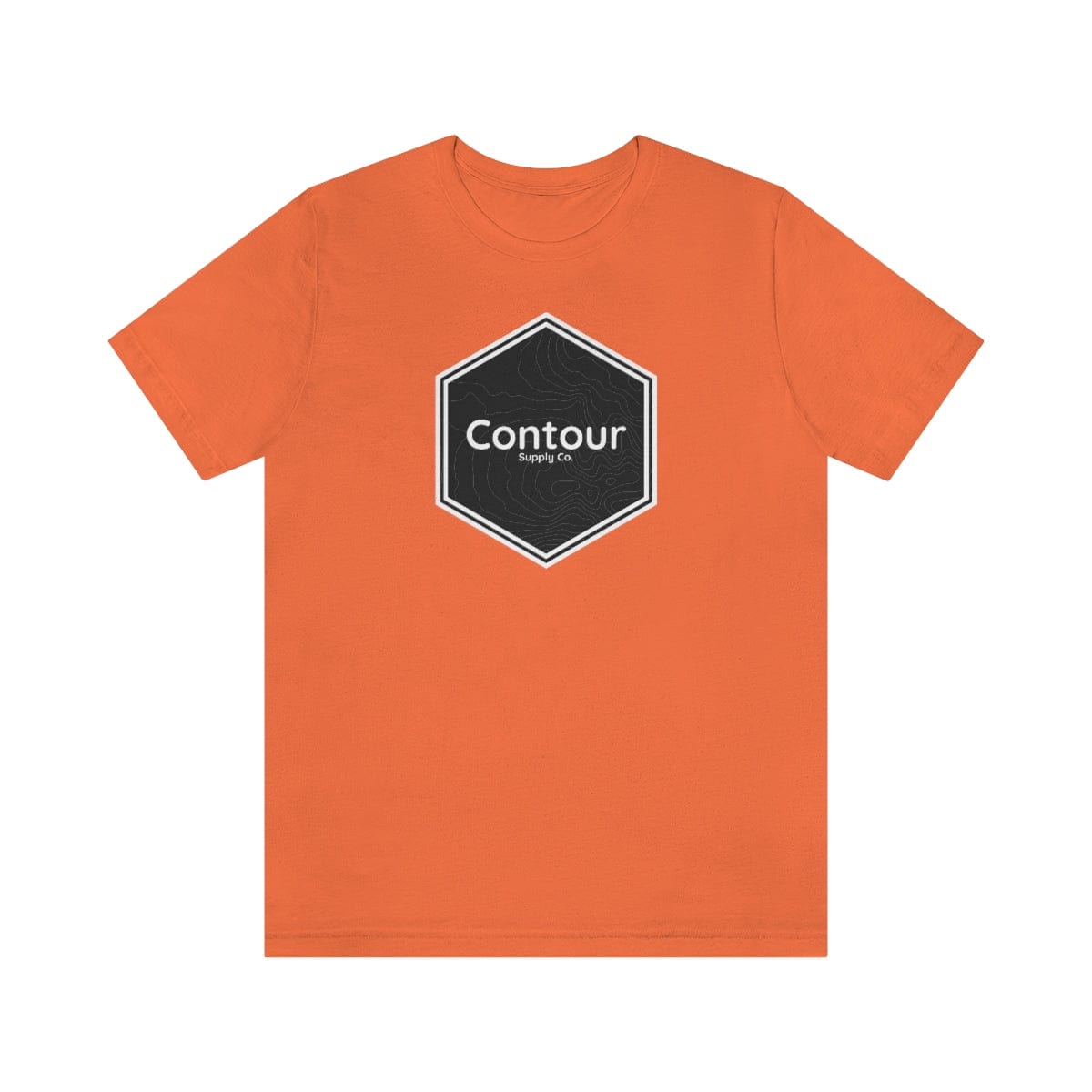 T-Shirt Orange / S The Elevation Crest Tee - Black & White Logo