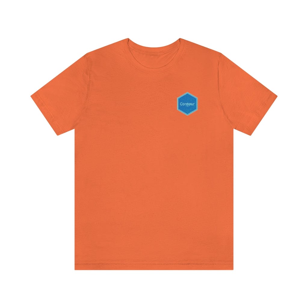 T-Shirt Orange / S The Elevation Patch Tee - Blue & Light Blue Logo