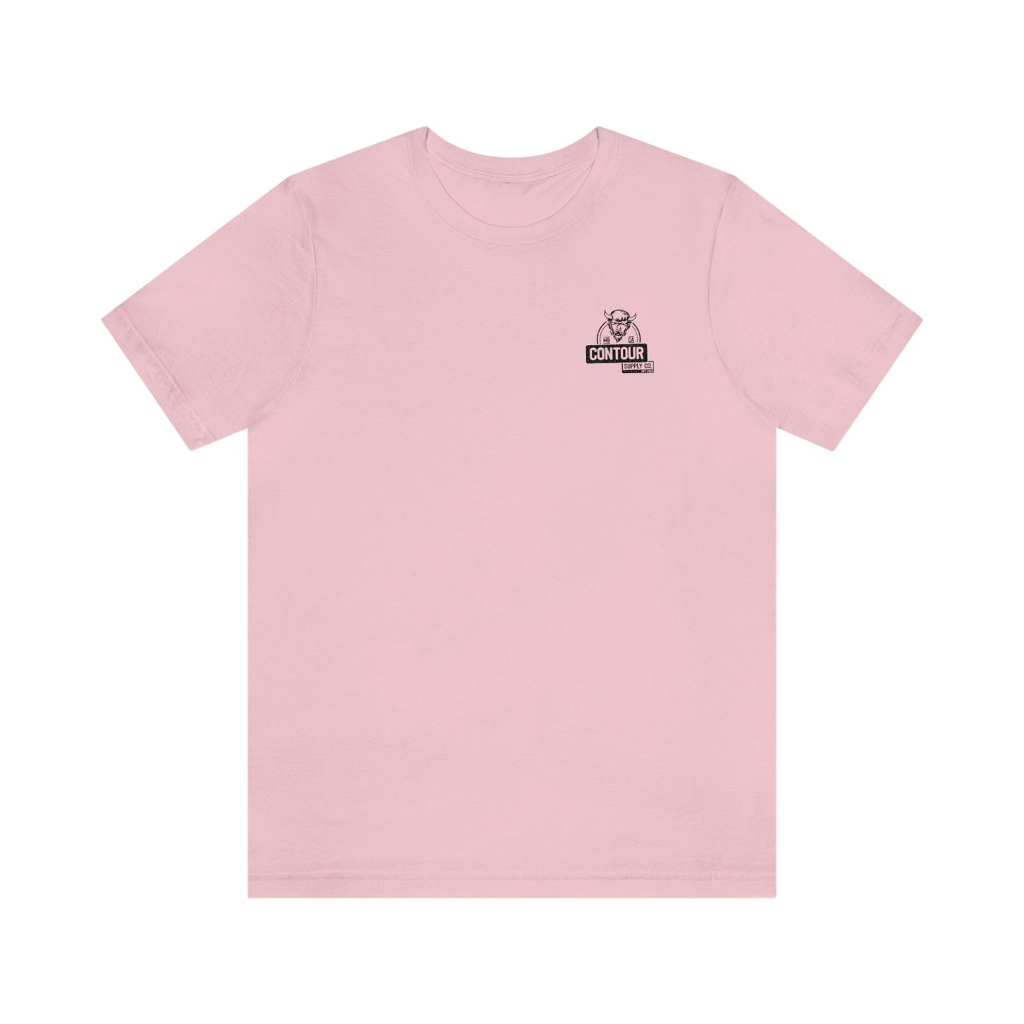 T-Shirt Pink / S No Bull - Premium Jersey Tee - Left Chest