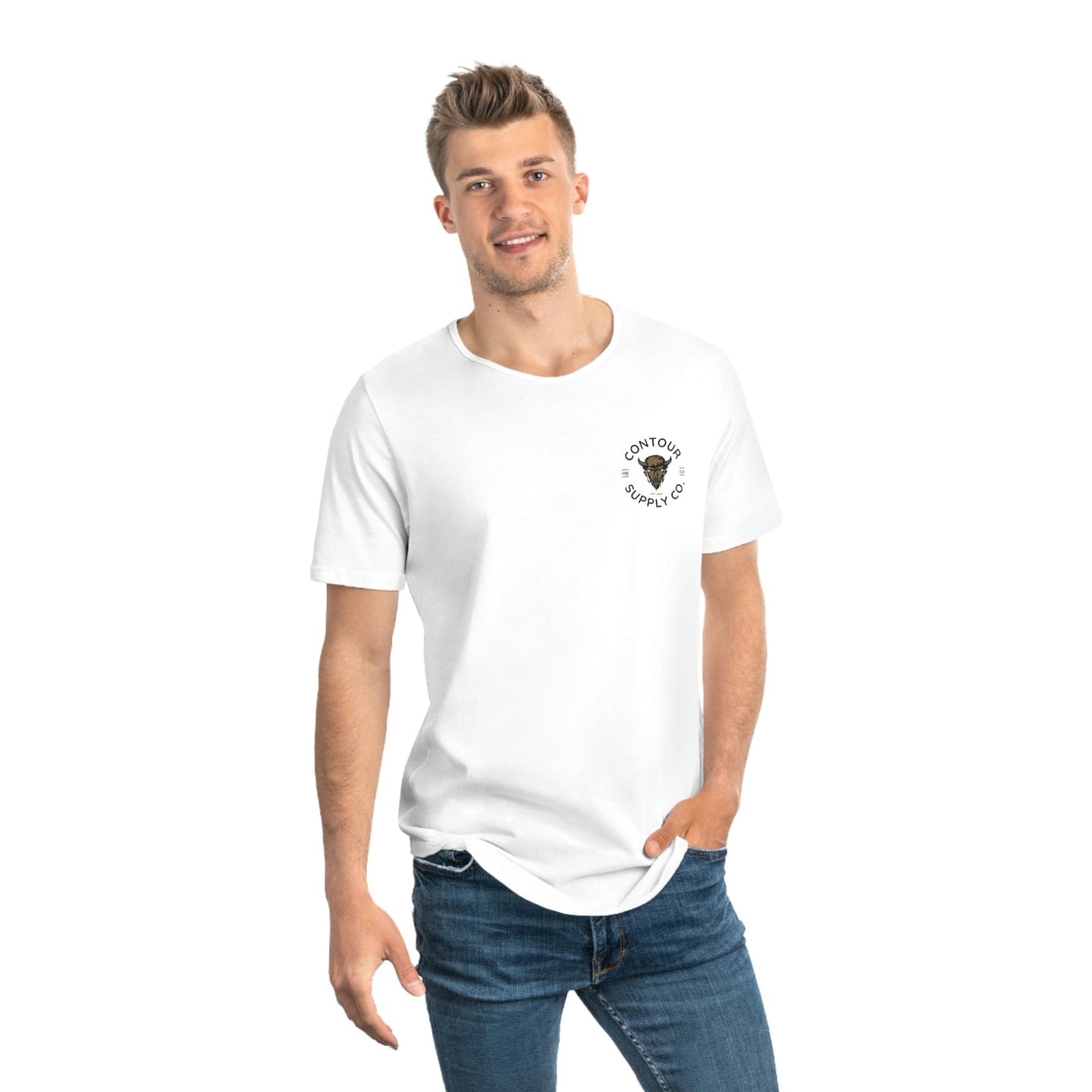 T-Shirt Prairie Giants - Men's Jersey Curved Hem Tee