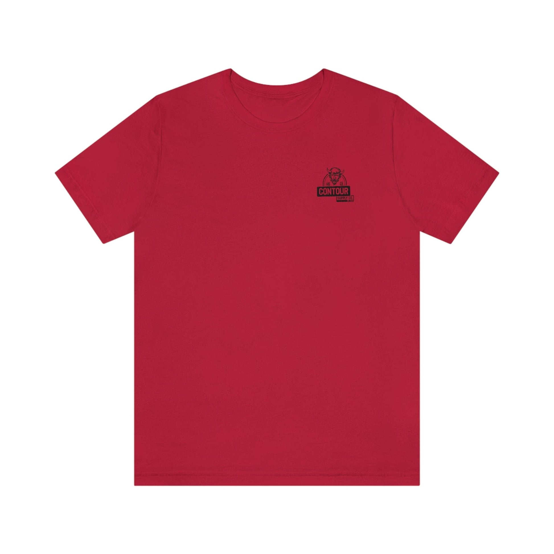 T-Shirt Red / S No Bull - Premium Jersey Tee - Left Chest