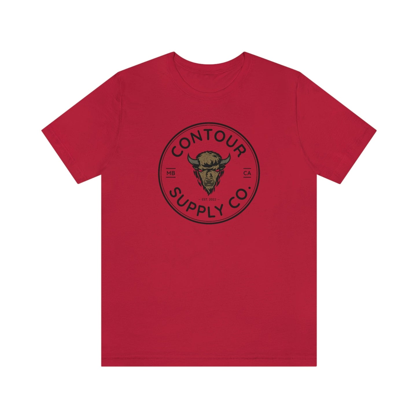 T-Shirt Red / S Prairie Giants - Premium Jersey Tee - Crest