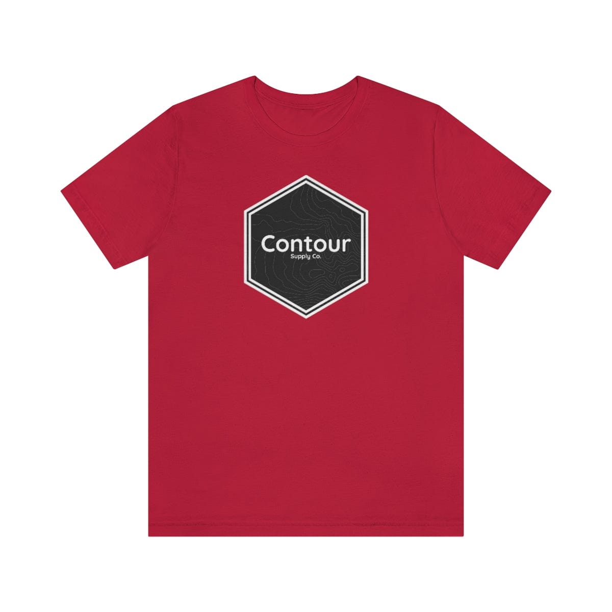 T-Shirt Red / S The Elevation Crest Tee - Black & White Logo