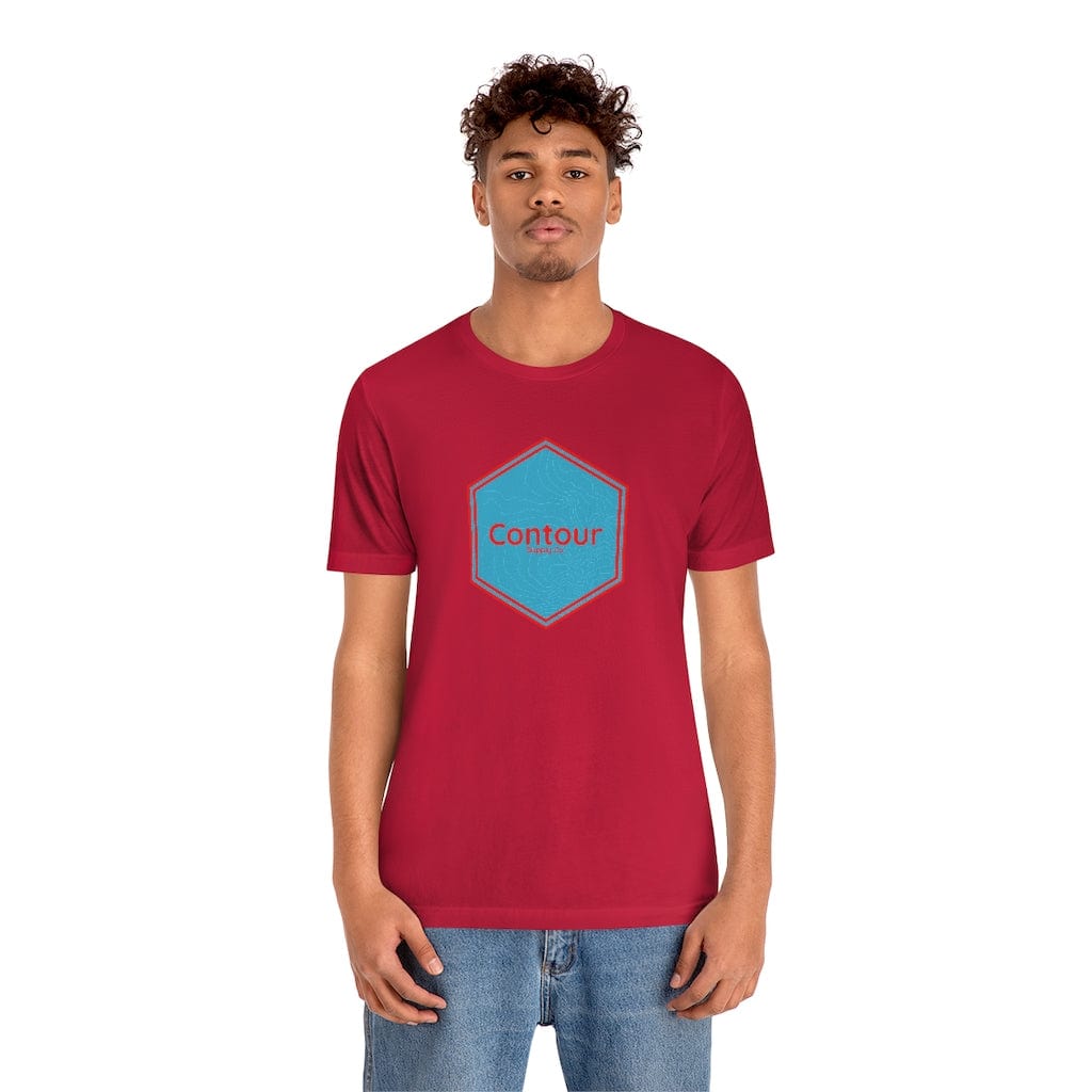 T-Shirt Red / S The Elevation Crest Tee - Blue & Red Logo