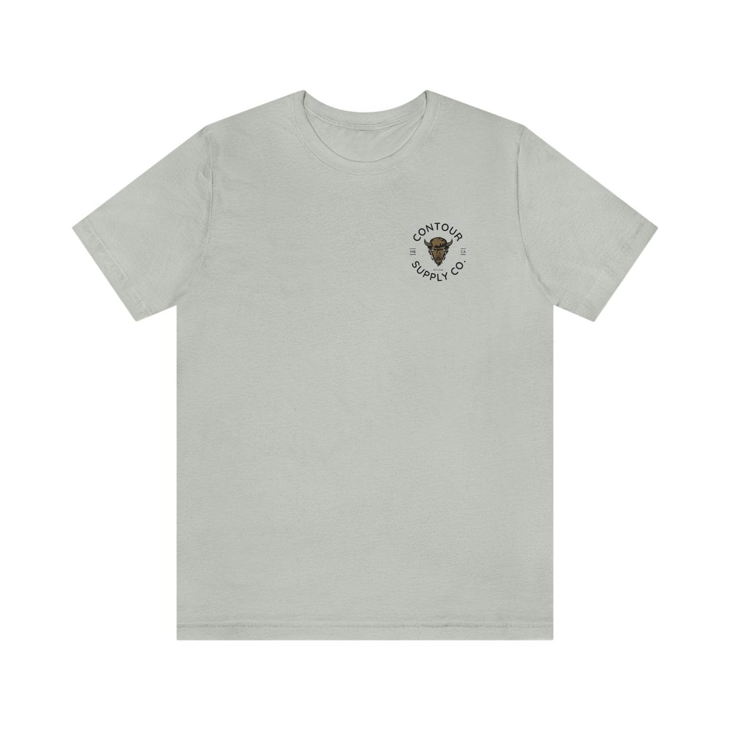 T-Shirt Silver / S Prairie Giants - Premium Jersey Tee - Left Chest