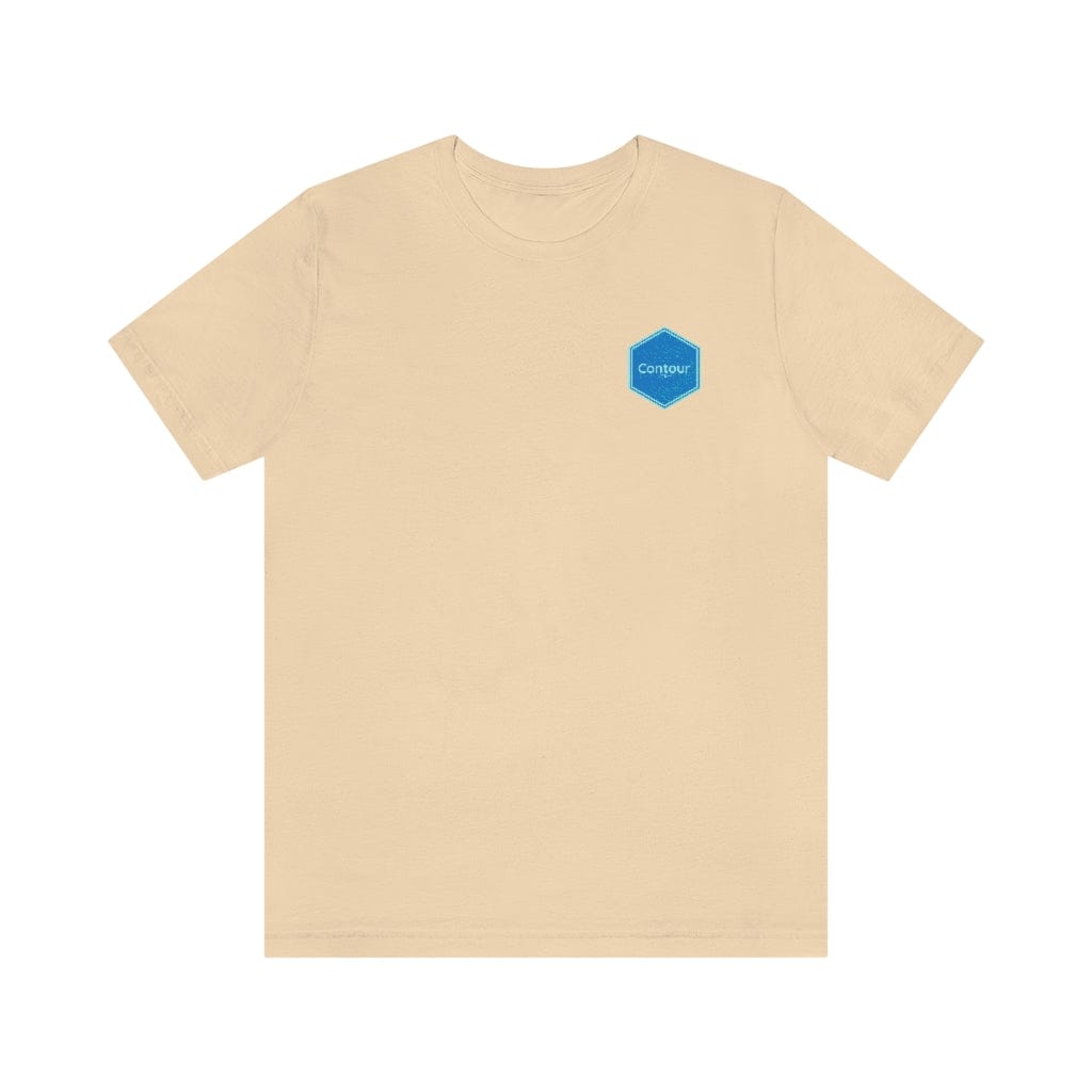 T-Shirt Soft Cream / S The Elevation Patch Tee - Blue & Light Blue Logo