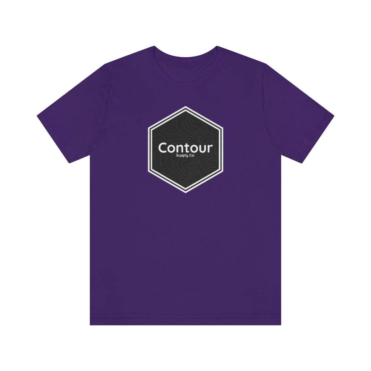 T-Shirt Team Purple / M The Elevation Crest Tee - Black & White Logo