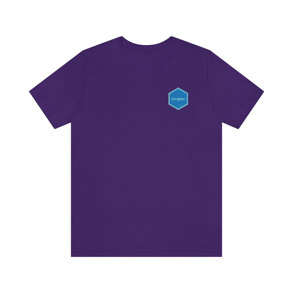 T-Shirt Team Purple / S The Elevation Patch Tee - Blue & Light Blue Logo