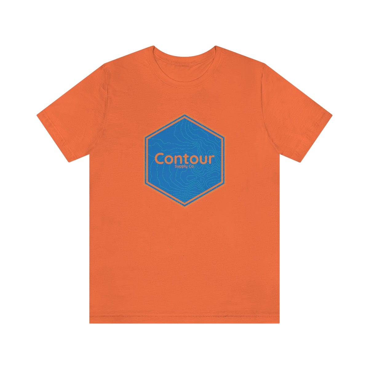 T-Shirt The Elevation Crest Tee - Blue & Orange Logo