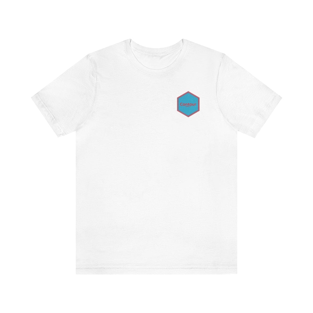 T-Shirt White / M The Elevation Patch Tee - Blue & Red Logo