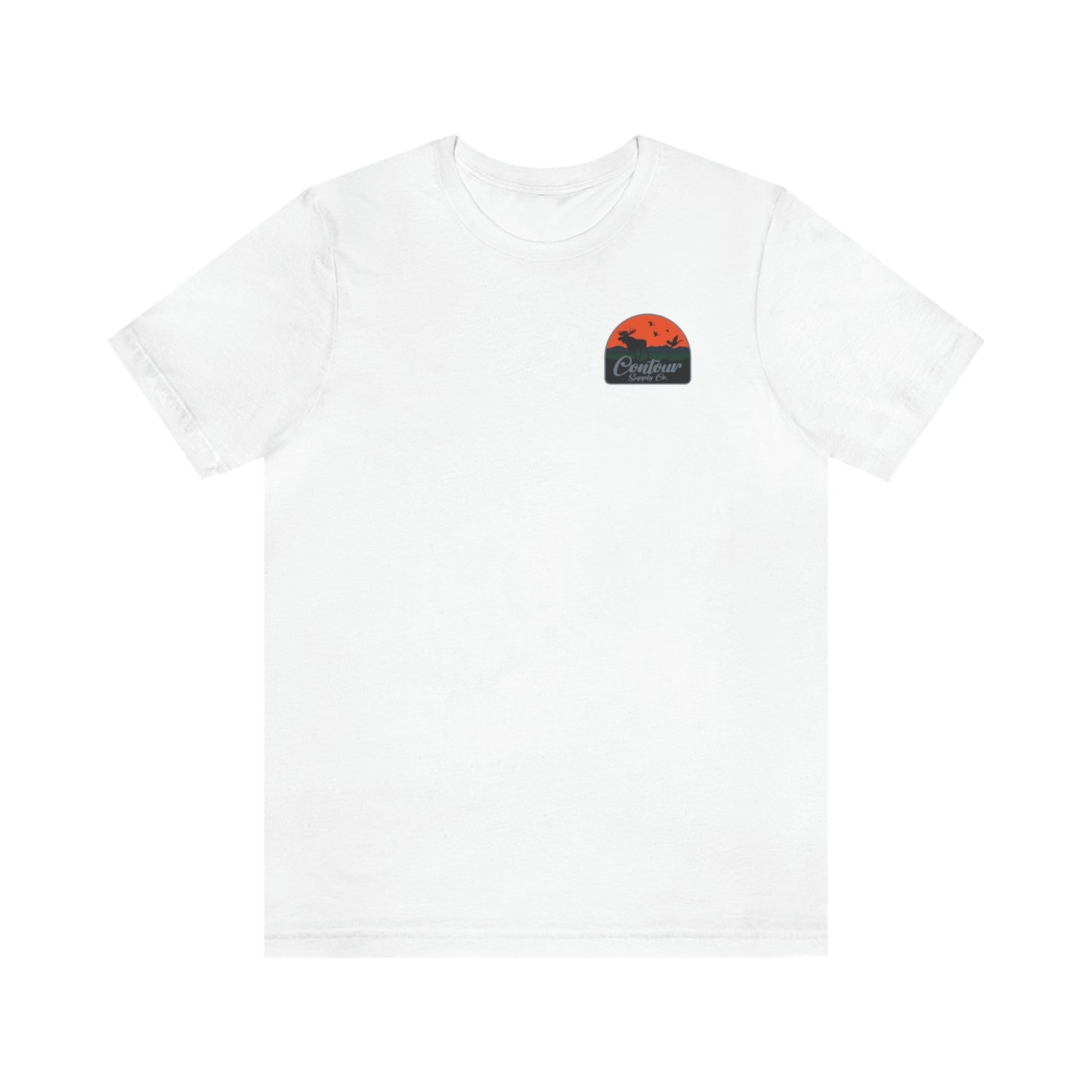 T-Shirt White / S Back Country - Premium Jersey Tee - Left Chest