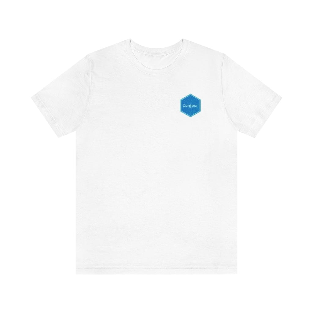 T-Shirt White / S The Elevation Patch Tee - Blue & Light Blue Logo