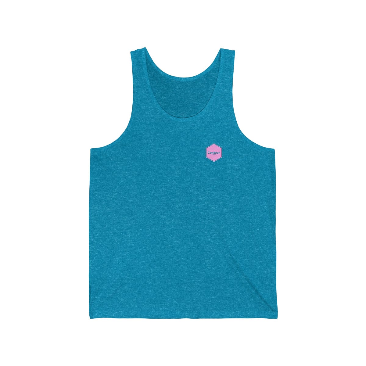 Tank Top XS / Aqua TriBlend The Elevation - Unisex Jersey Tank - Pink & Turquoise