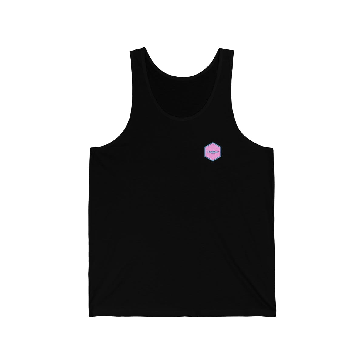 Tank Top XS / Black The Elevation - Unisex Jersey Tank - Pink & Turquoise