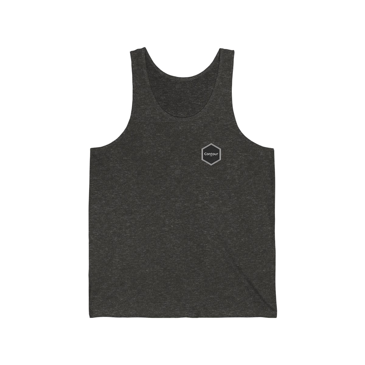 Tank Top XS / Charcoal Black TriBlend The Elevation - Unisex Jersey Tank - Black & White