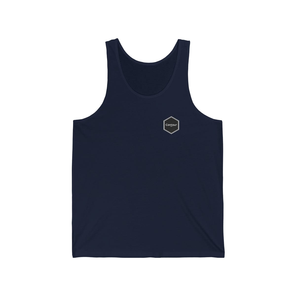 Tank Top XS / Navy The Elevation - Unisex Jersey Tank - Black & White