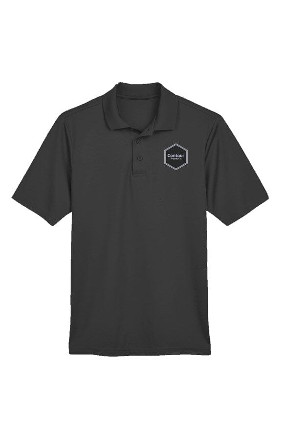 tshirts m / Black Men's Performance Golf Shirt